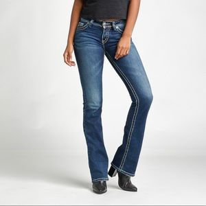 NWOT Silver Jeans Company Suki Boot Cut Slim Size 30w 31 length